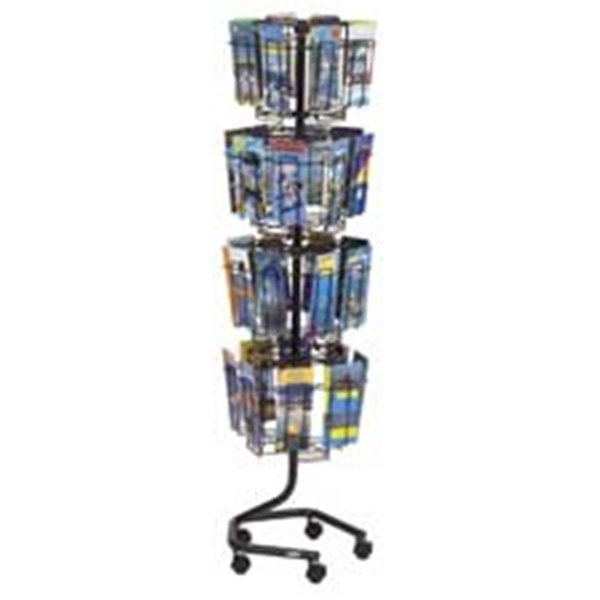 Safco Safco Products Company SAF4128CH Brochure Display Rack- 32Compartments- 15in.x15in.x60in.- CCL SAF4128CH